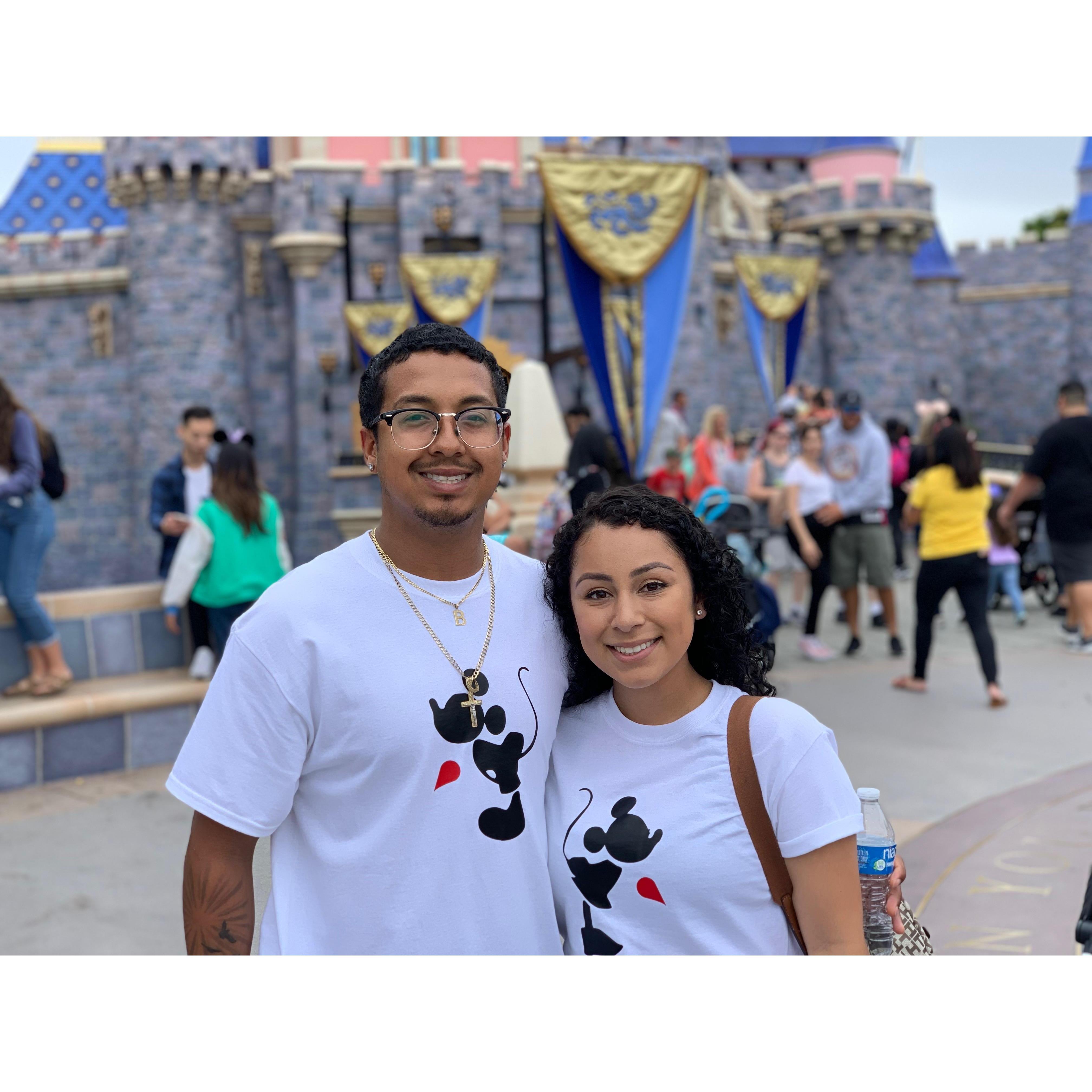 Celebrating our 3 years together at the Happiest Place on Earth!