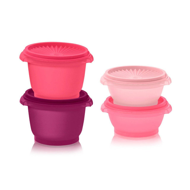 Tupperware 8pc Heritage Food Storage Container Set Pink
