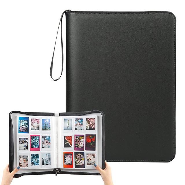 540 Pockets Mini Photo Album Book for Fujifilm Instax Mini 11 90 70 9 8+ 8 LiPlay Instant Camera, Picture album for Polaroid Snap/Snap Touch /PIC-300P/Z2300/ SocialMatic Zip Instant Printer(Black)