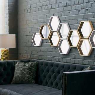 Bee Hive Mirror, Set of 5