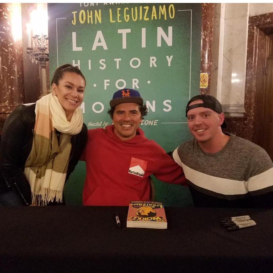 Meeting Deric's favorite actor and Maria's junior high crush: John Leguizamo