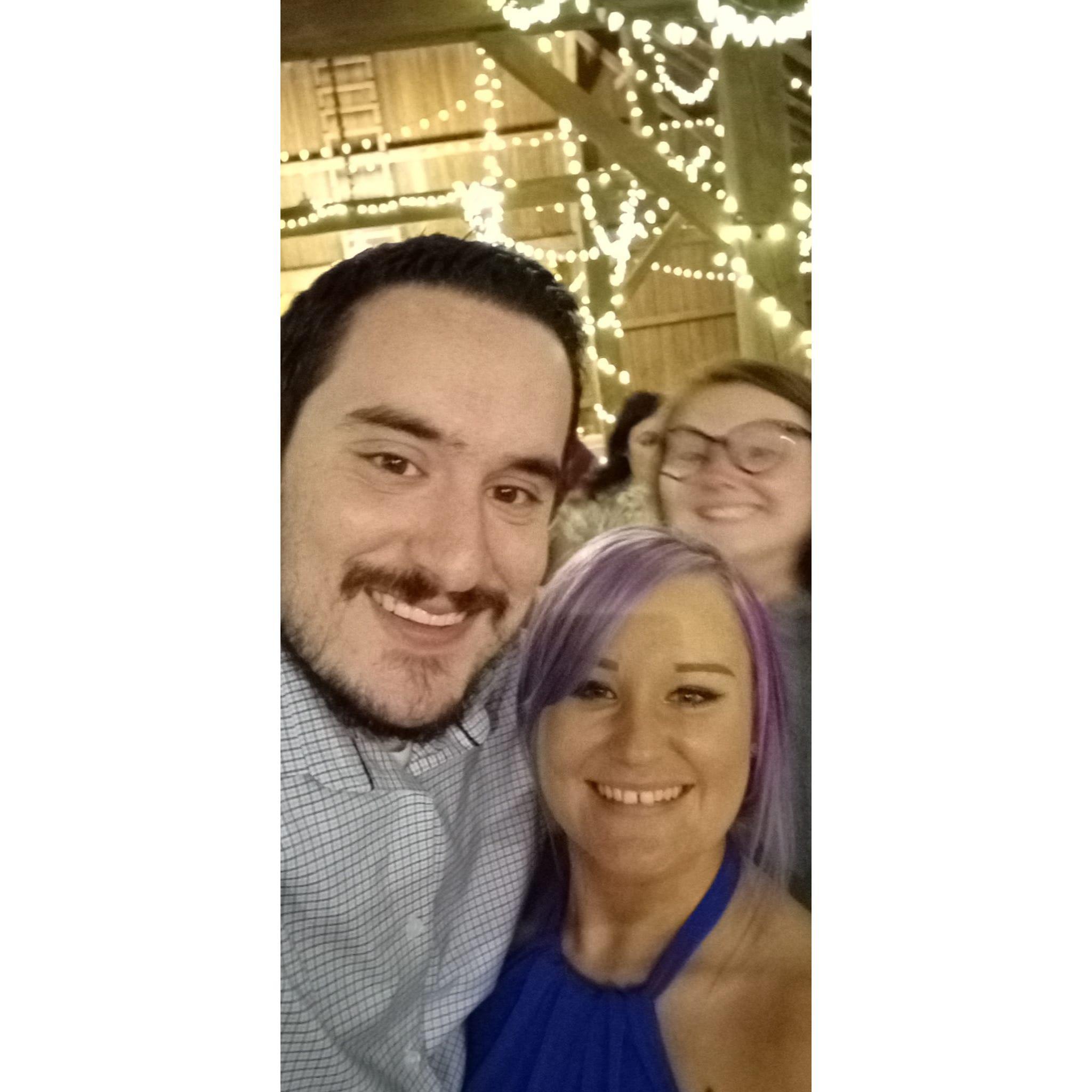Our first wedding (shout out to Kenz!)
