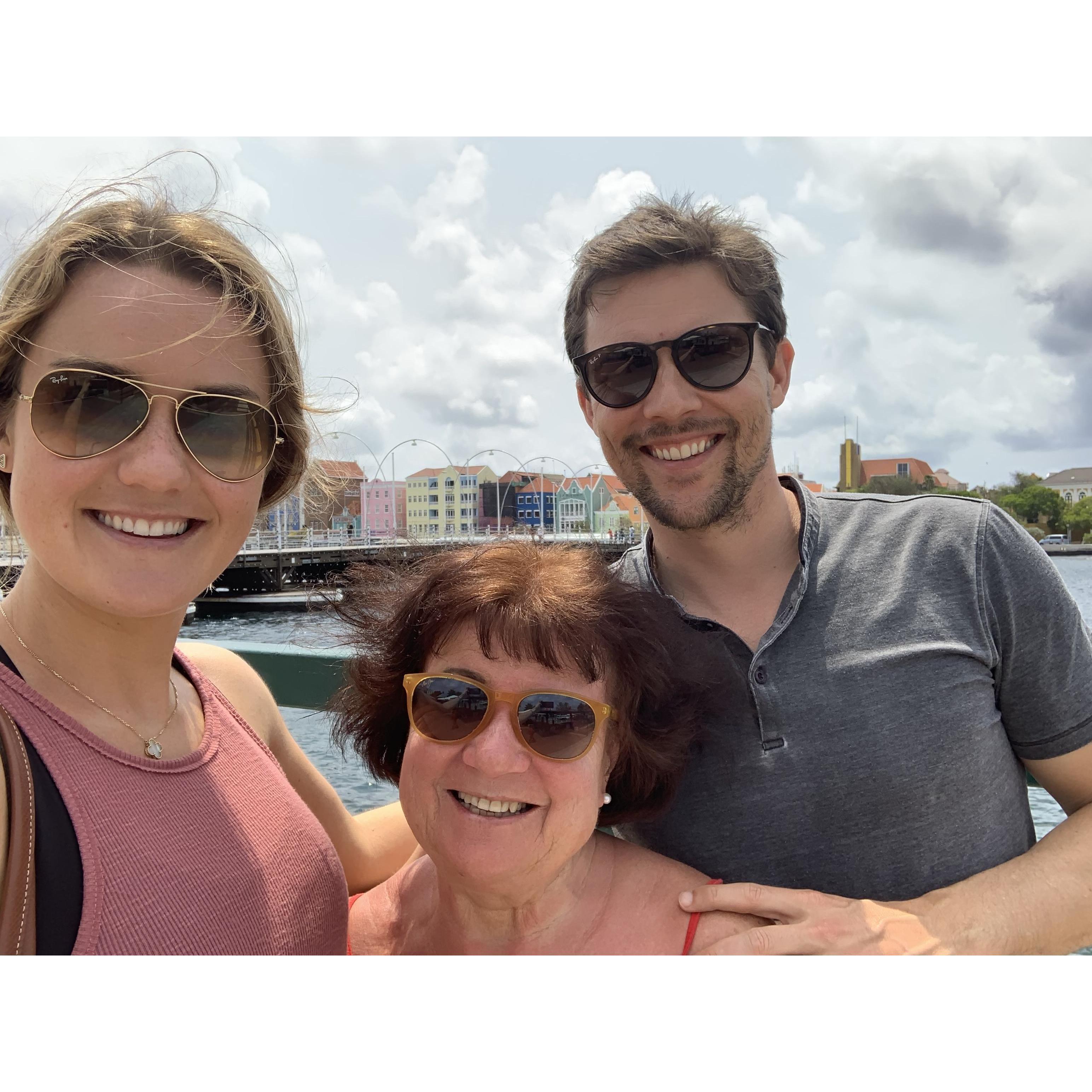 Exploring downtown Willemstad in Curaçao, April 2019