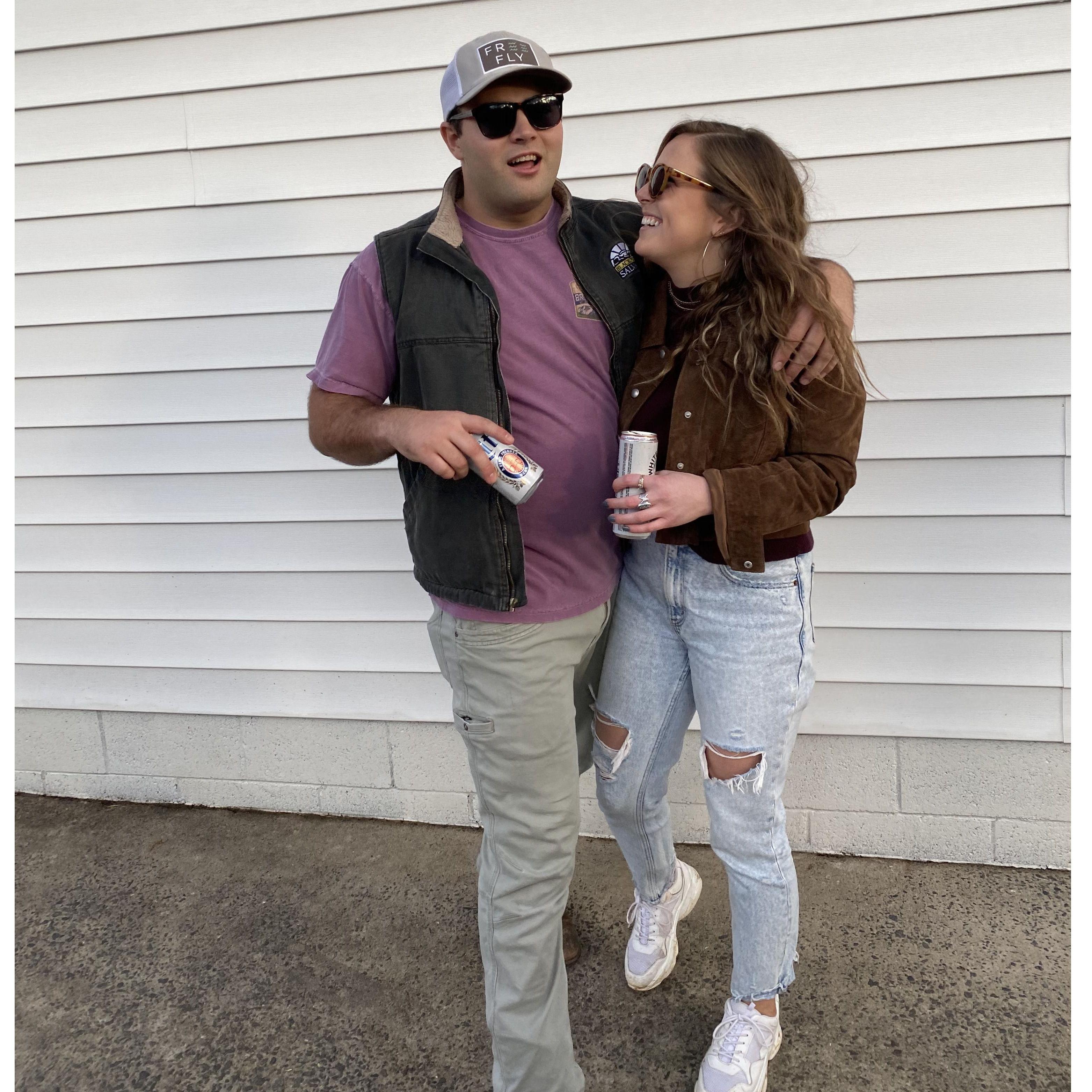 Right after we first met in Charlotte, NC