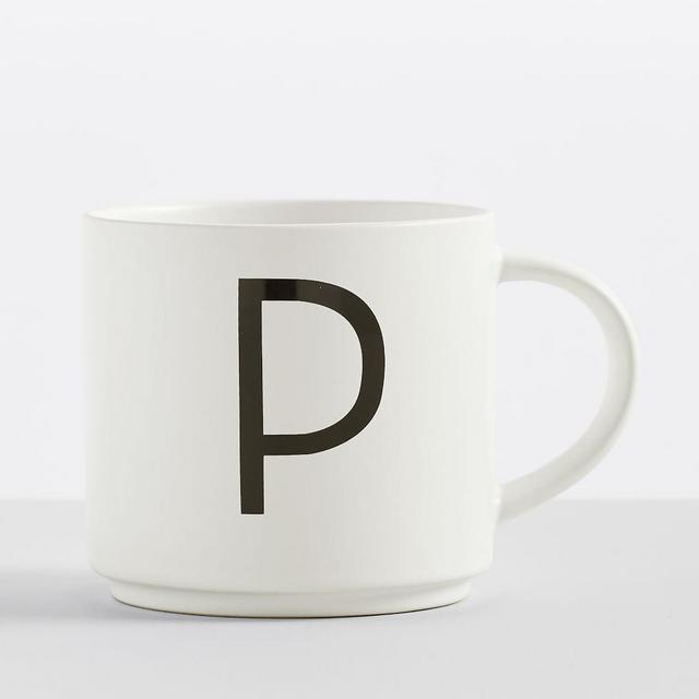 Mason Stoneware Alphabet Mug - P