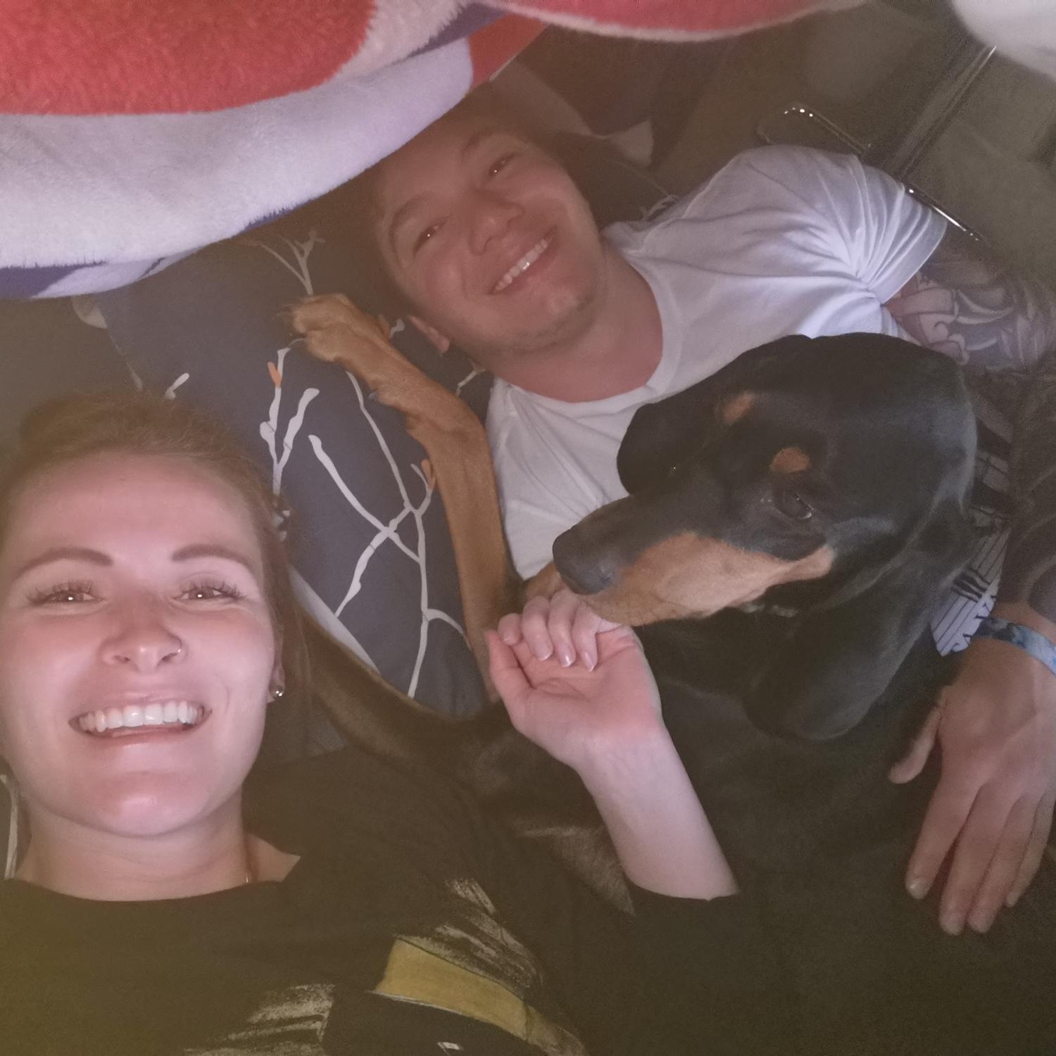 We made a fort in our living room and watched a few movies 🍿