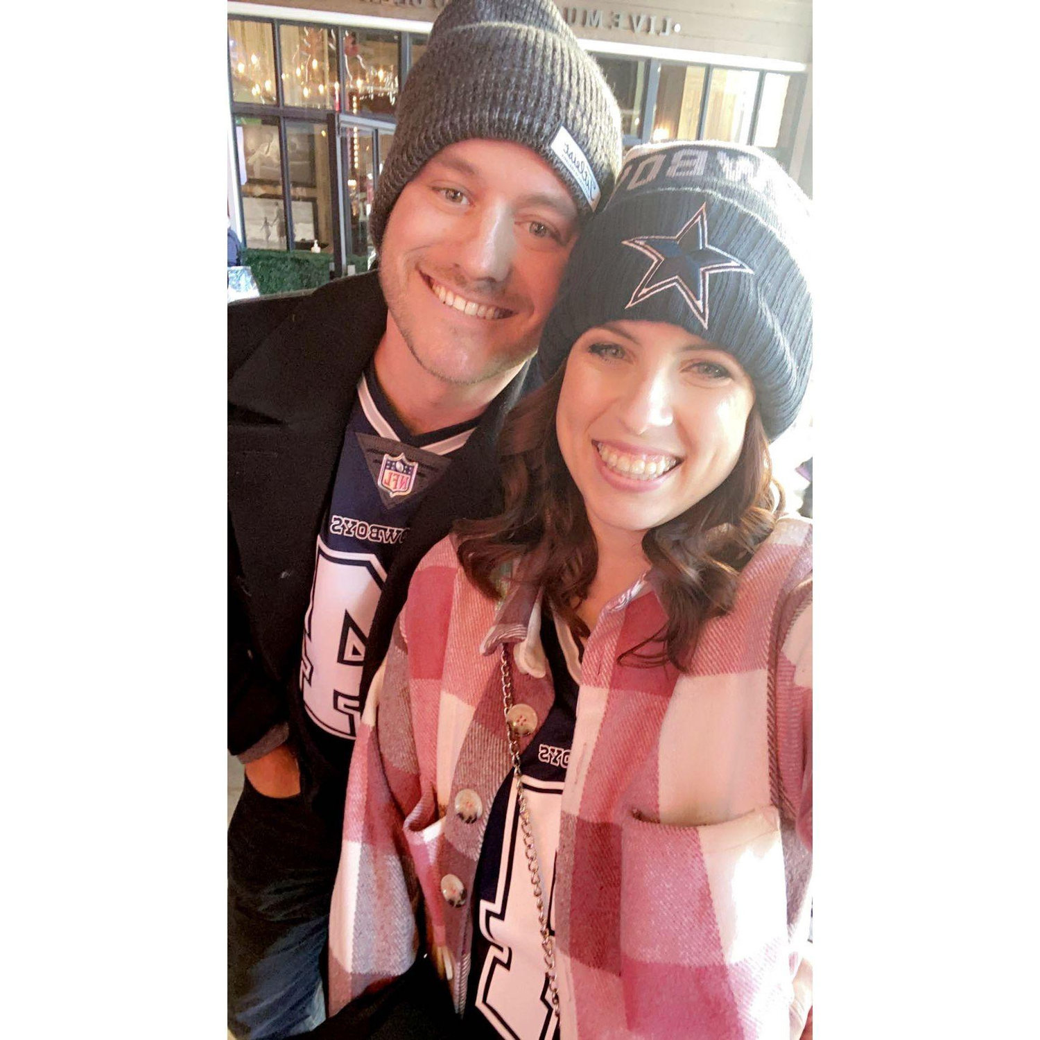 Our first Cowboys game 
January 2022
