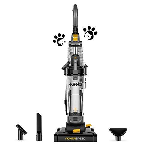 Eureka PowerSpeed Lightweight Powerful Upright Vacuum Cleaner, NEU181, Black/Yellow