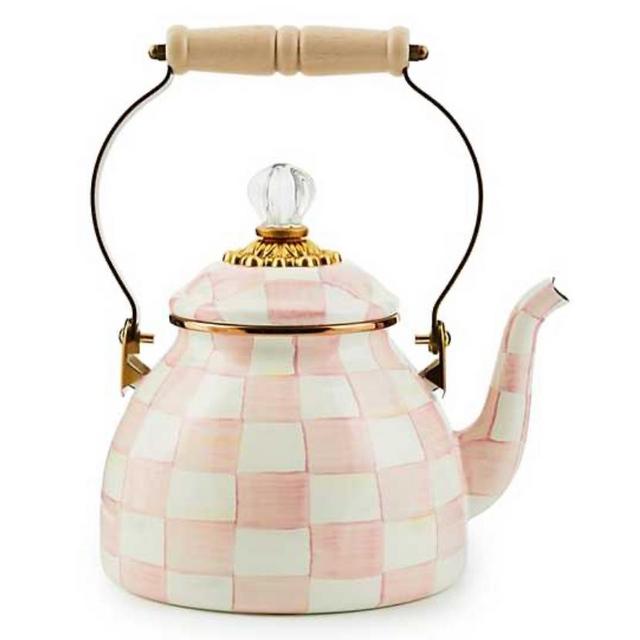 Rosy Check Tea Kettle