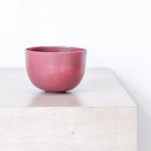 Kati Von Lehman Textured Red Bowl