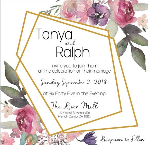 The Wedding Website of Ralph Hackett and Tanya Hopkins