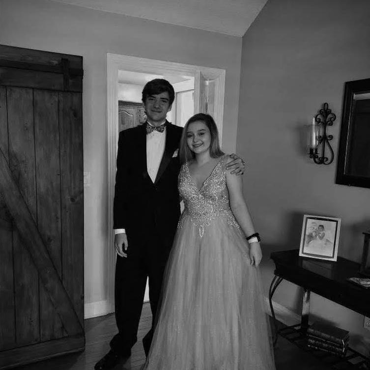 Covid Prom! Daniel surprised Aubry with flowers and Chick-fil-A because her junior prom got cancelled April 2020