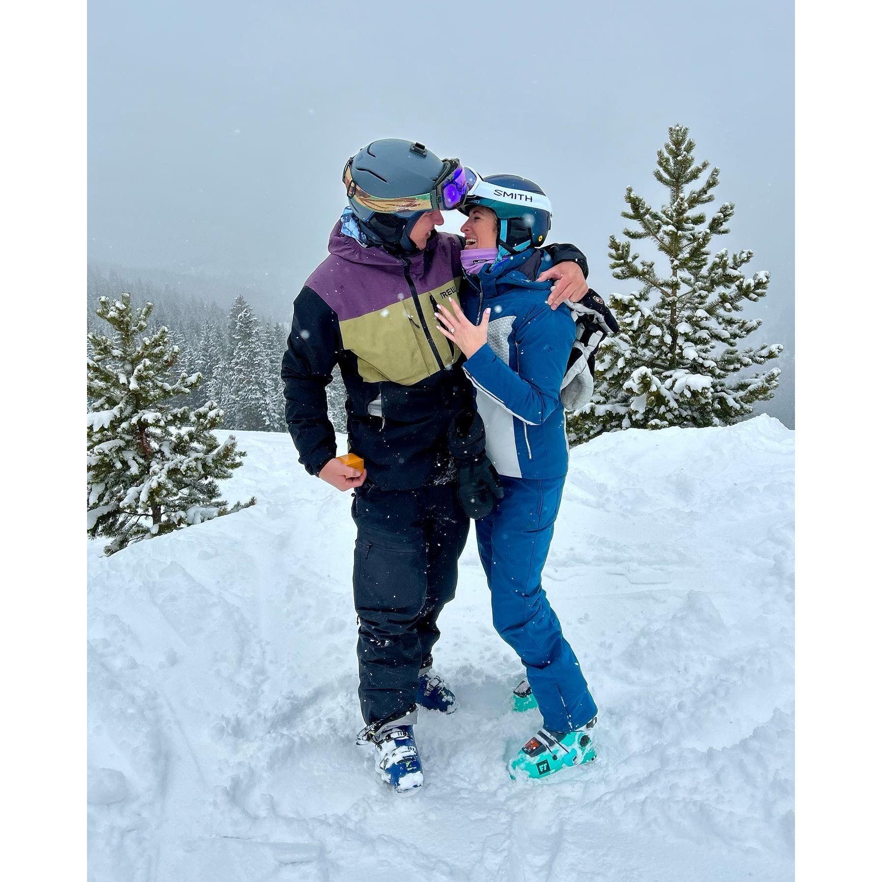 Engagement in Big Sky, Montana
