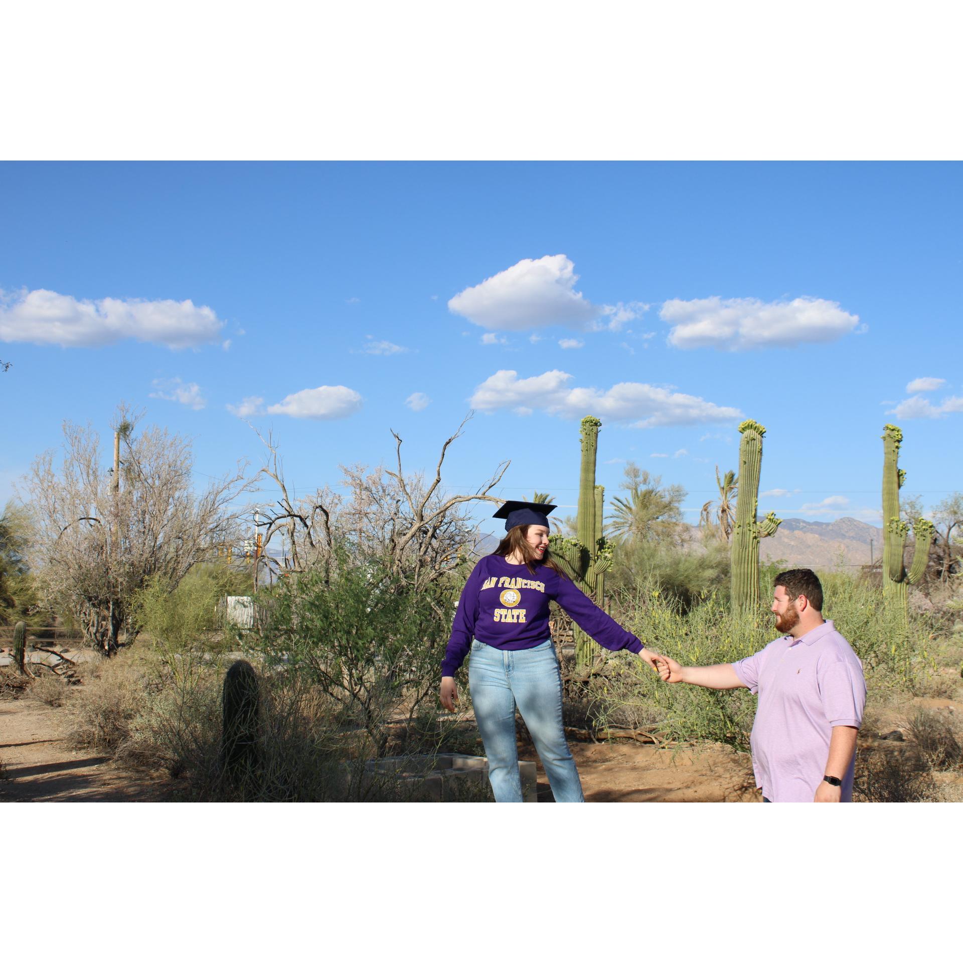 May 17, 2021 - Celebrating Bekah's College Graduation in Tucson
