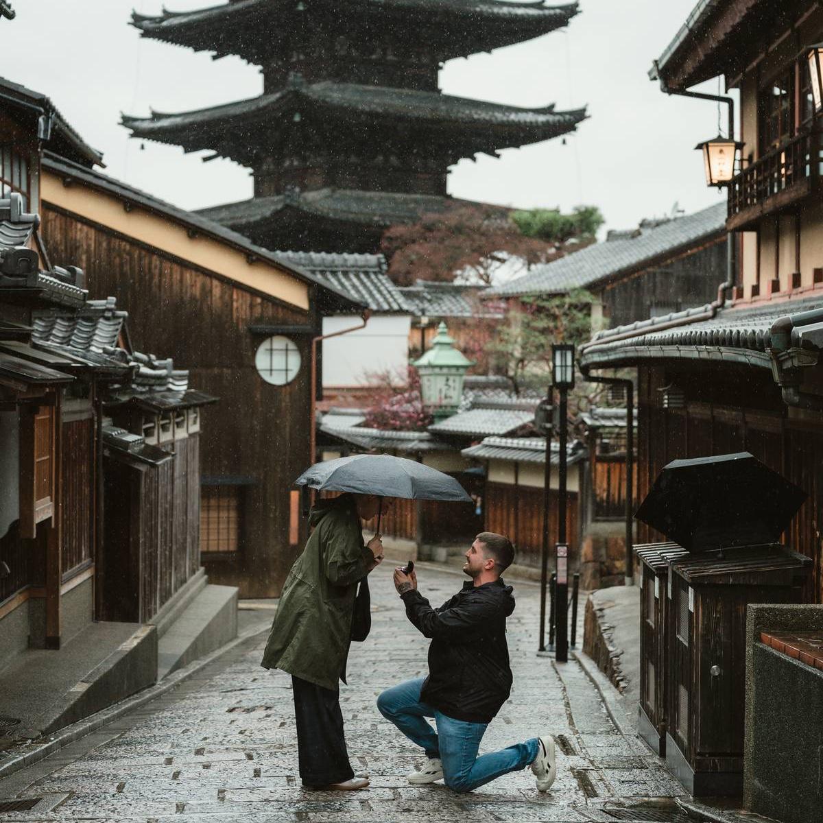 Our engagement from Kyoto, Japan!