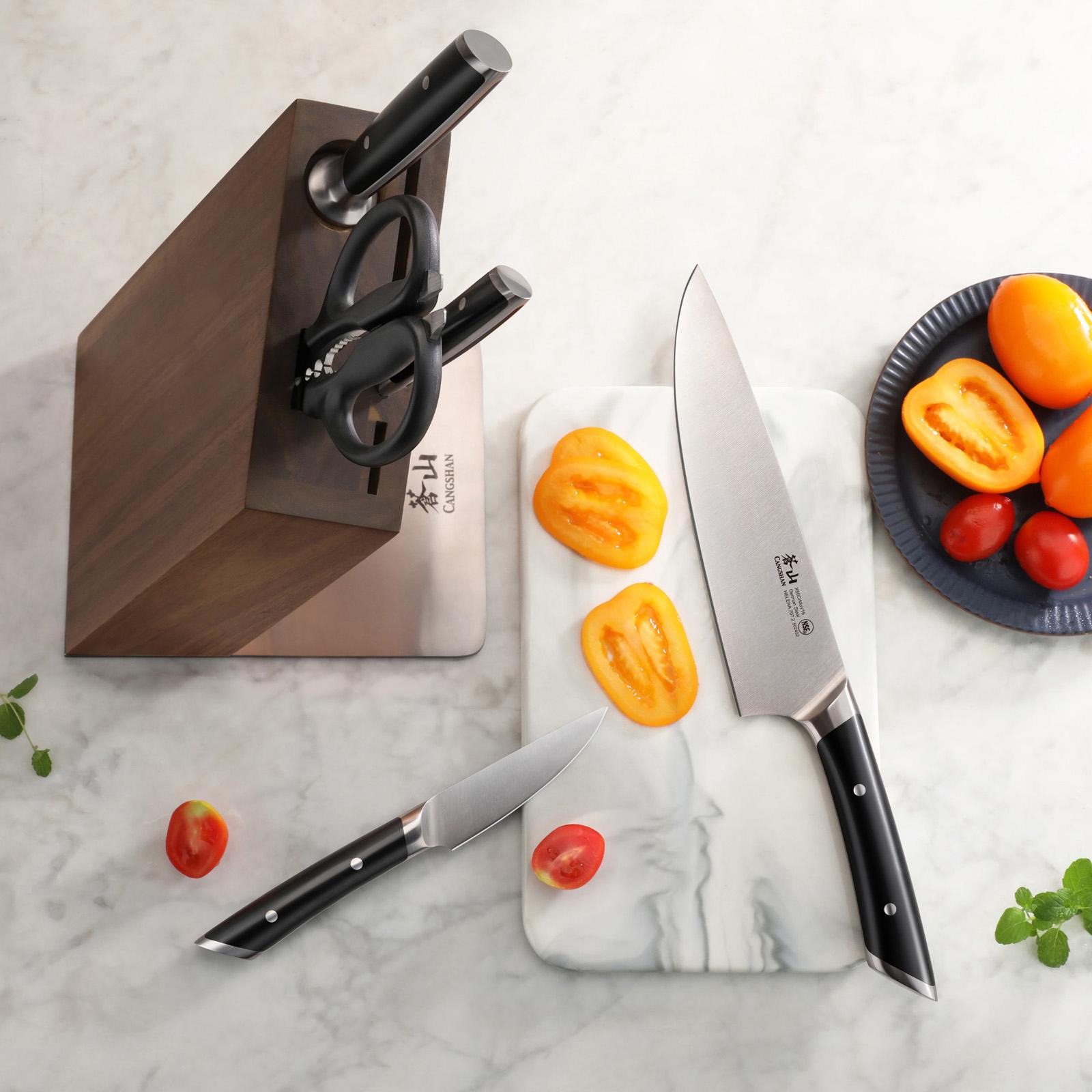 TS Series 8-Piece Knife Block Set, Cangshan Cutlery