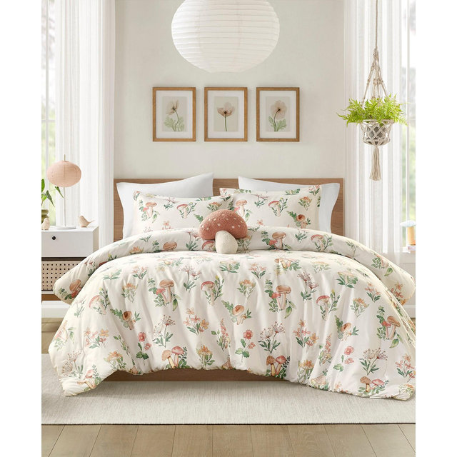 Intelligent Design Gwen Mushroom Garden 4-Pc. Comforter Set, Full/Queen