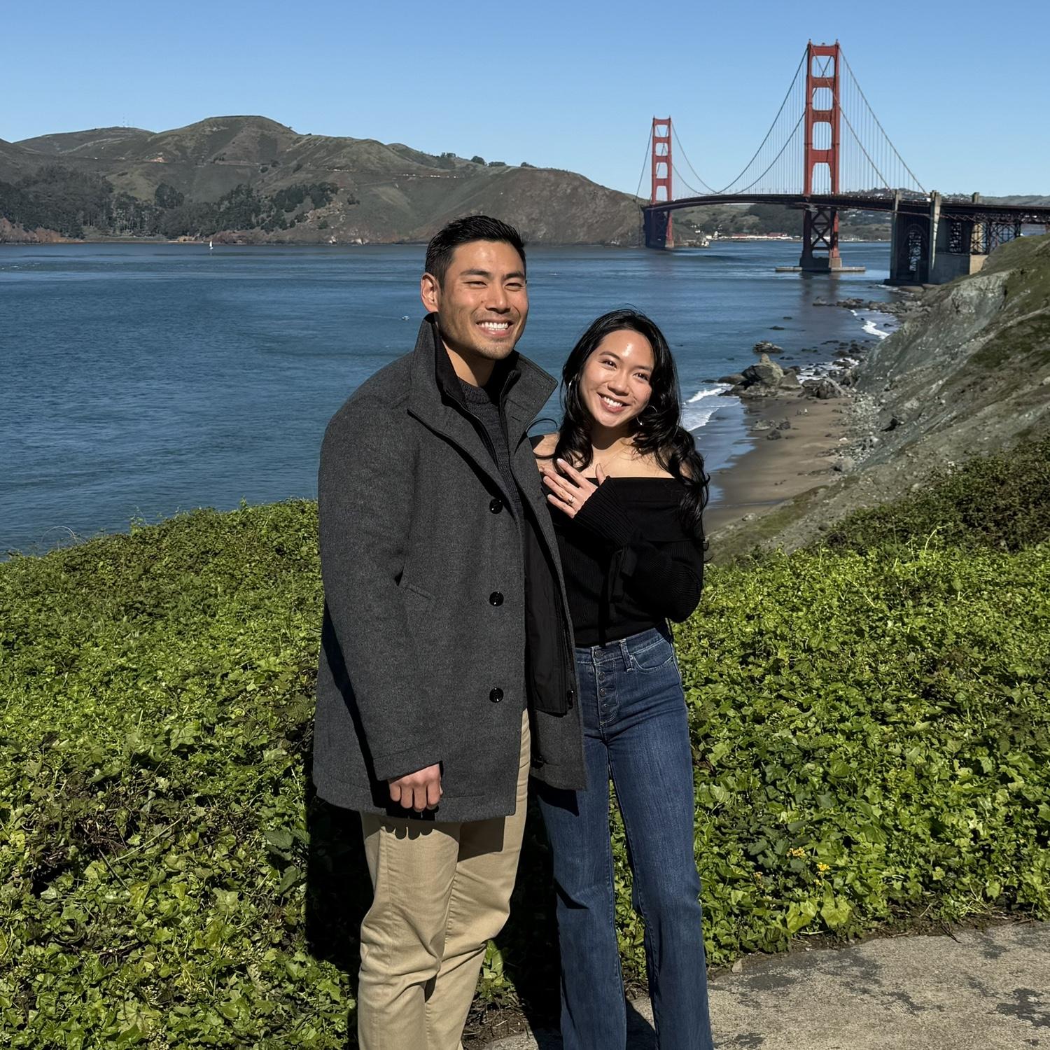 The day Eric proposed!