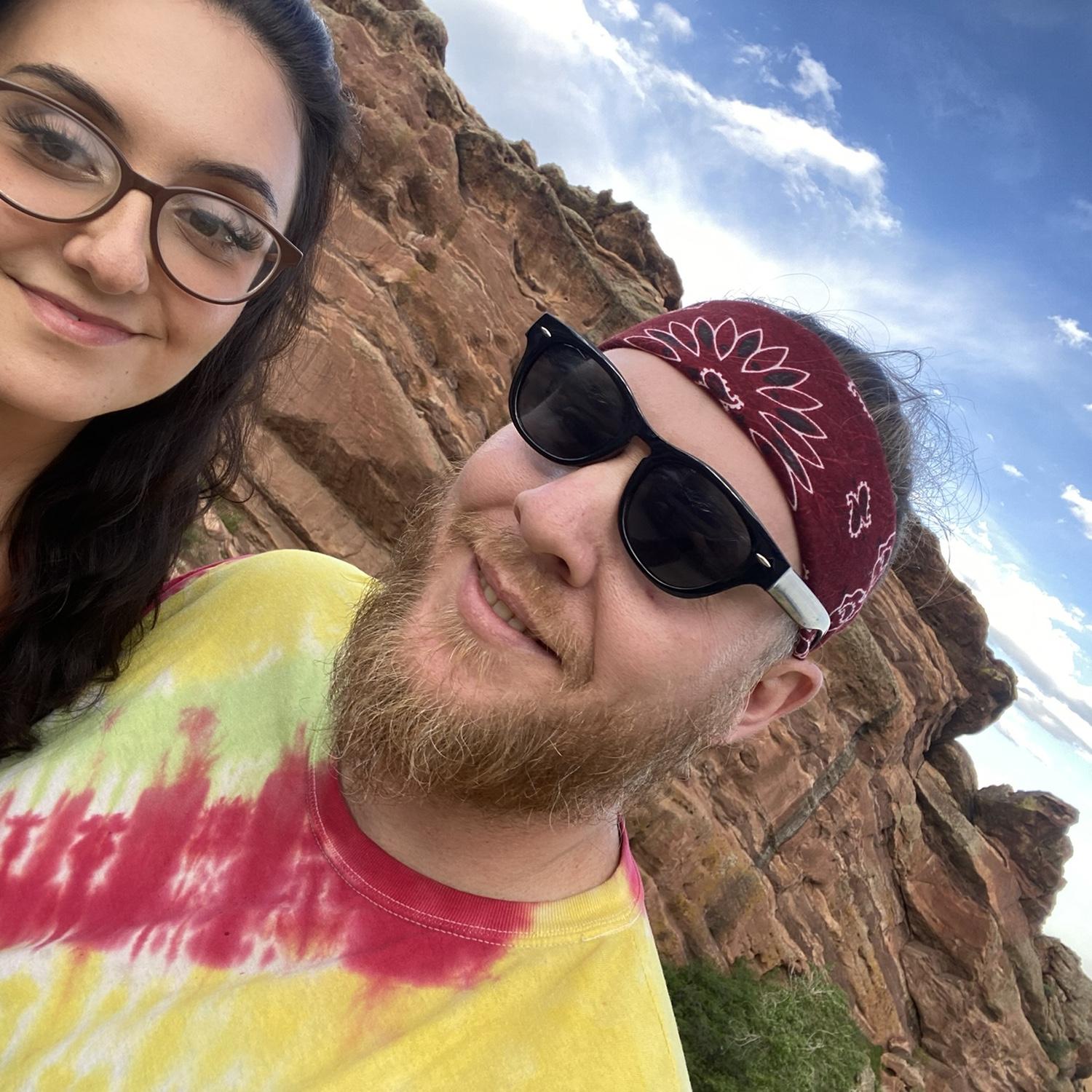 Us checking off an item on John's bucket list! 
Red Rocks, Morrison CO 2022
