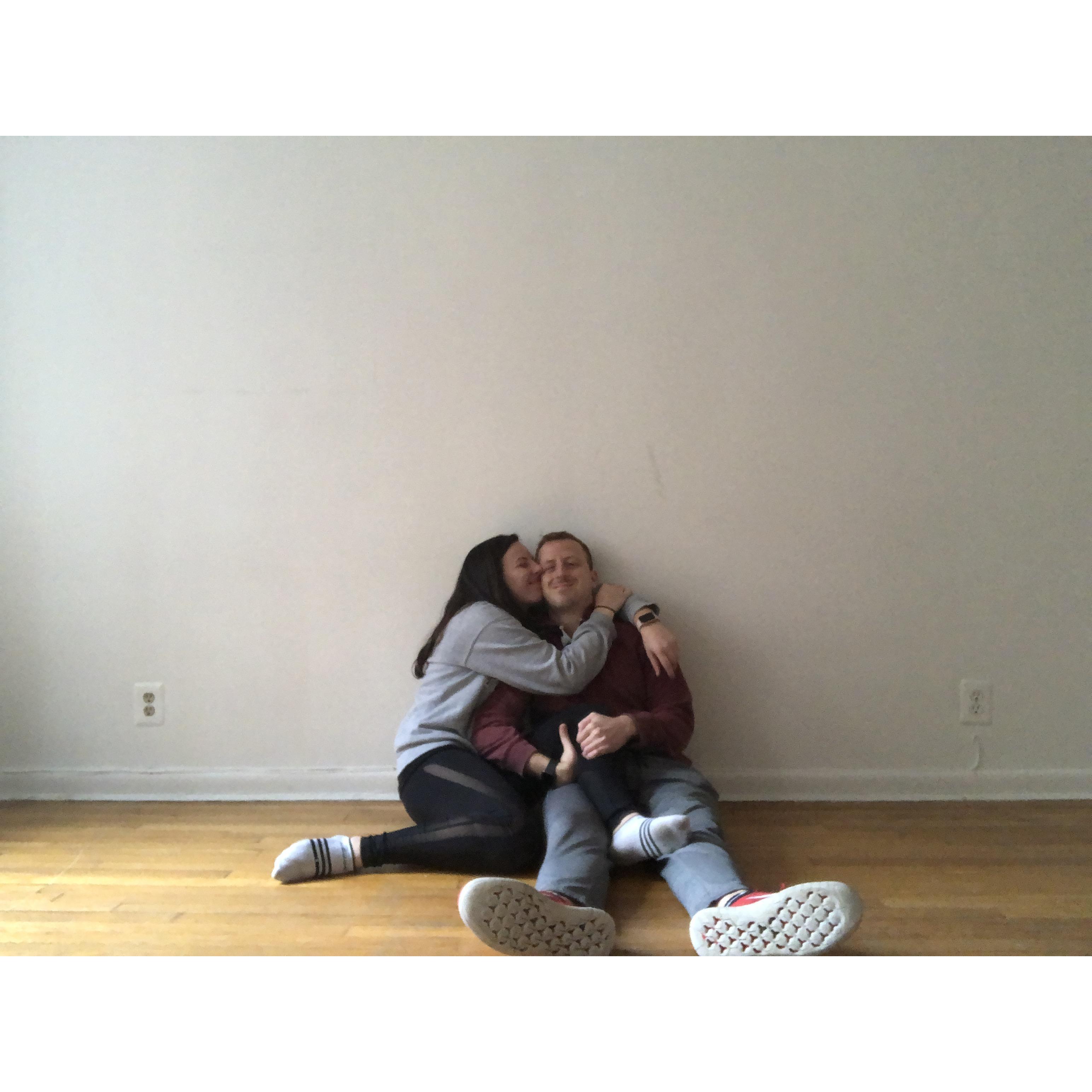 Moving Morgan out of her NYC Apartment. Upper East Side, NY. 2019.