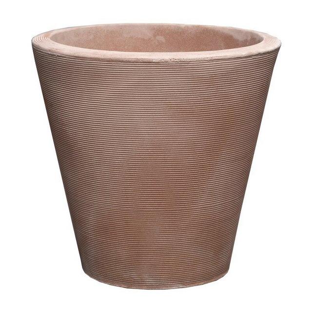 Sienna Resin Pot Planter - Weathered Terracotta - 20"x20'x20"