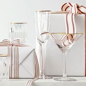 Blair Gold Rim Martini, Set of 4
