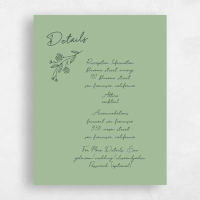 Rich Laurel Green Wedding Enclosure - Larian