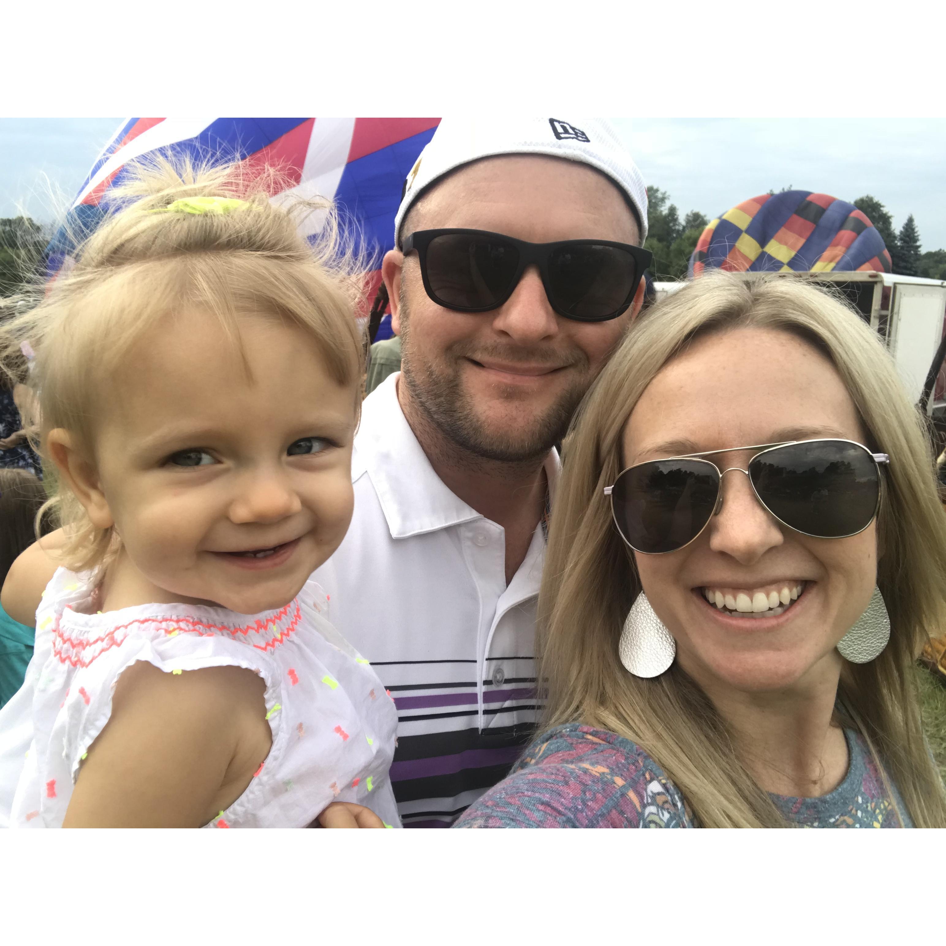 Metamora hot air balloon festival!
