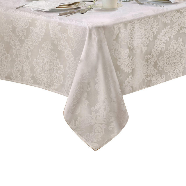 Elrene Barcelona Jacquard Damask Oblong Tablecloth, 70" x 52"