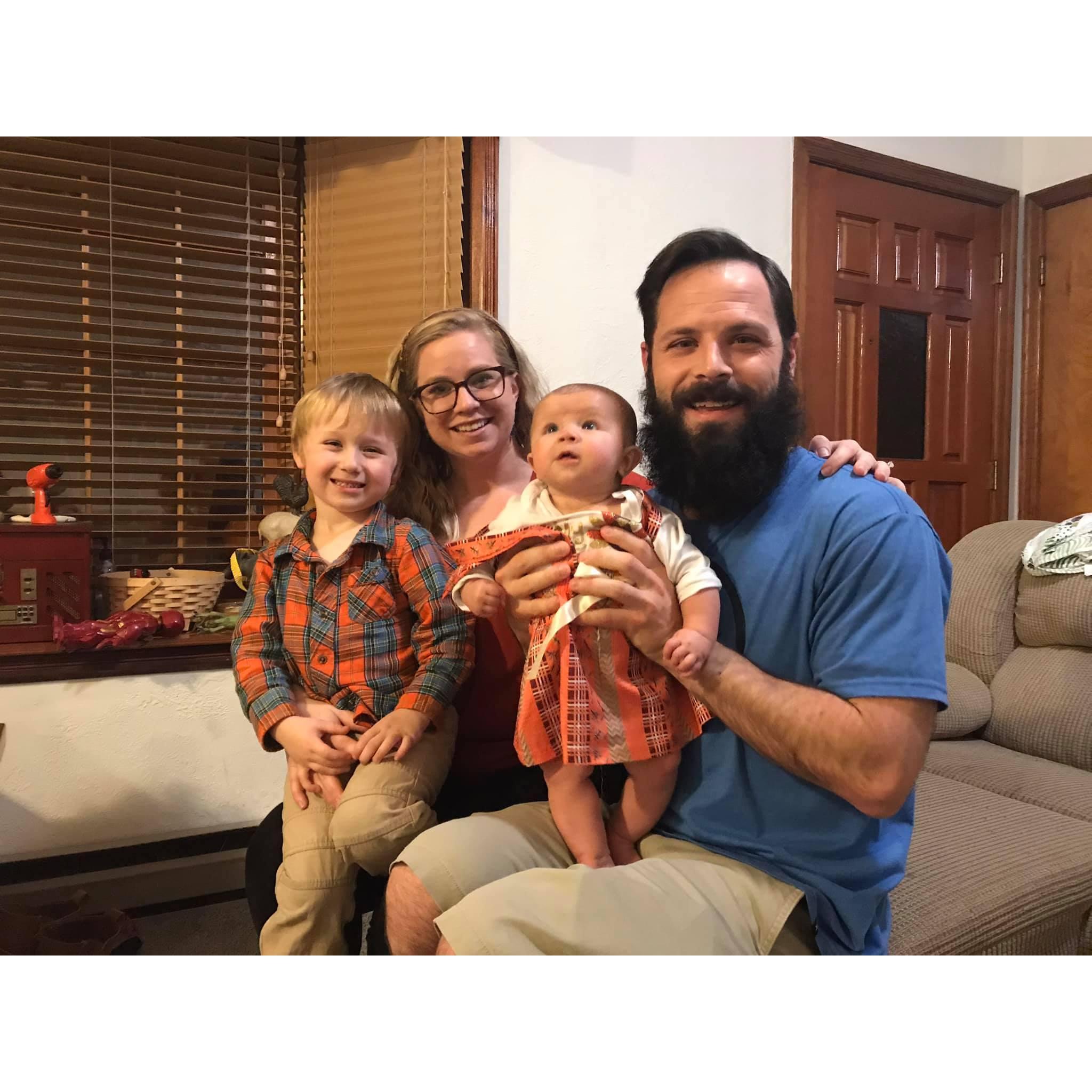 Thanksgiving with our niece and nephew, Gwen Banks and Brantley Frashure.