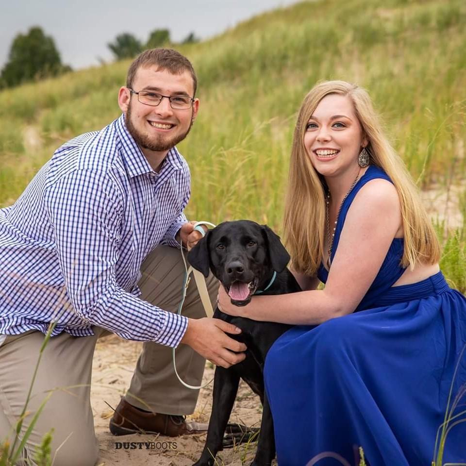 Taylor and Nathan engagement photos. September 9, 2019