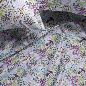 Organic Cotton Sateen Printed Sheet Set Queen