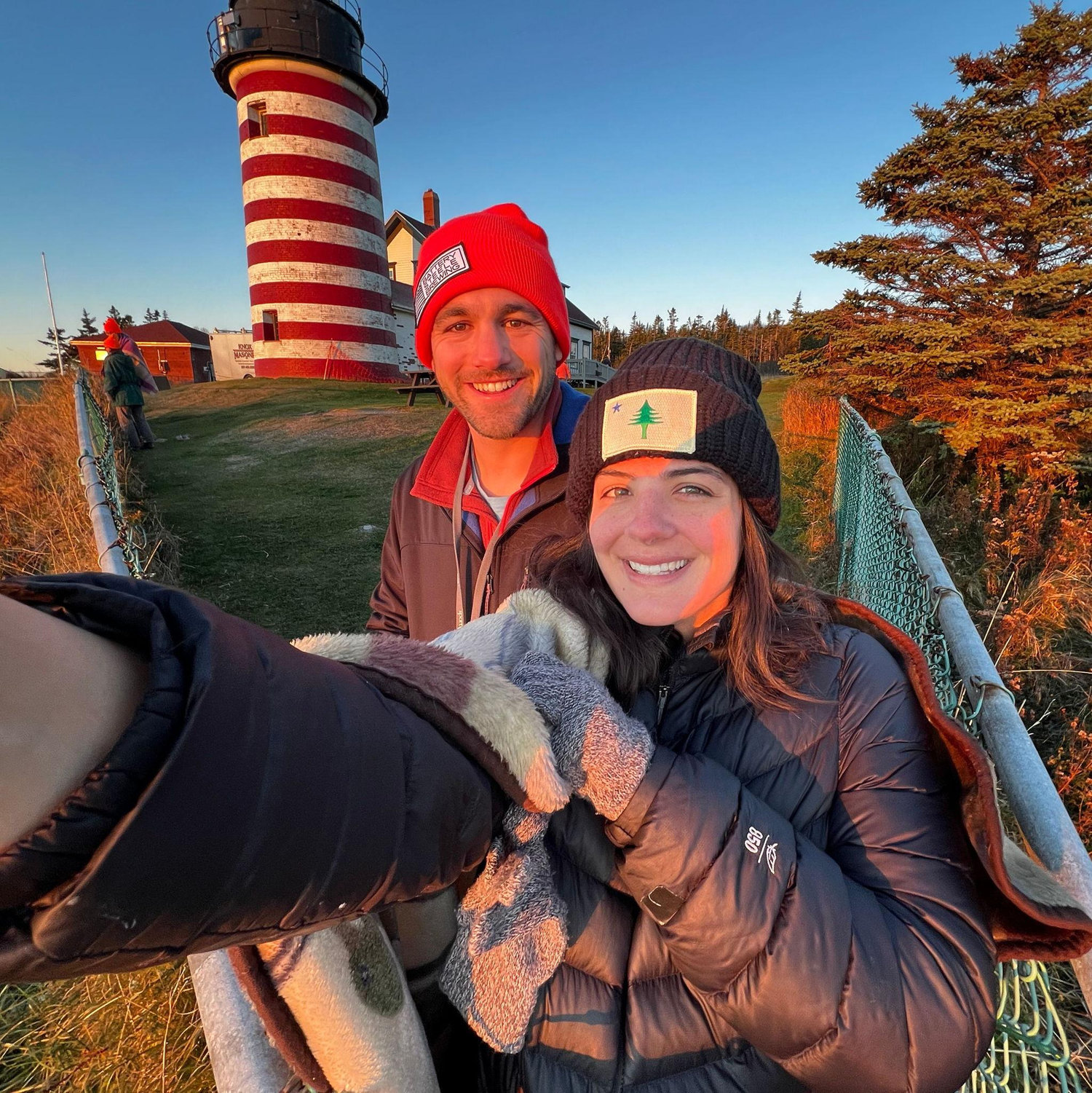 From coast to coast - first sunrise in the US at Quaddy Lighthouse