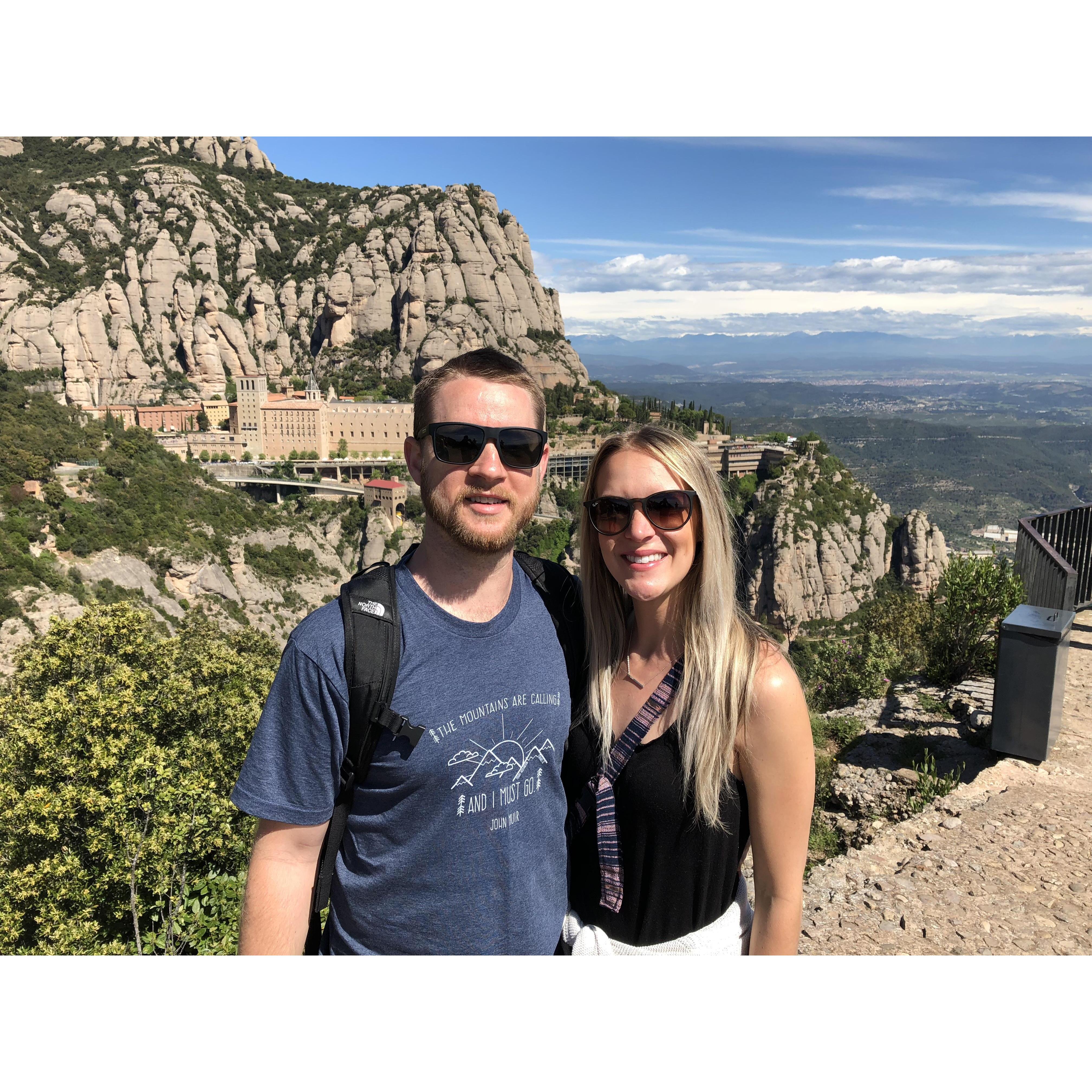 Montserrat, Barcelona, Spain - May 2018