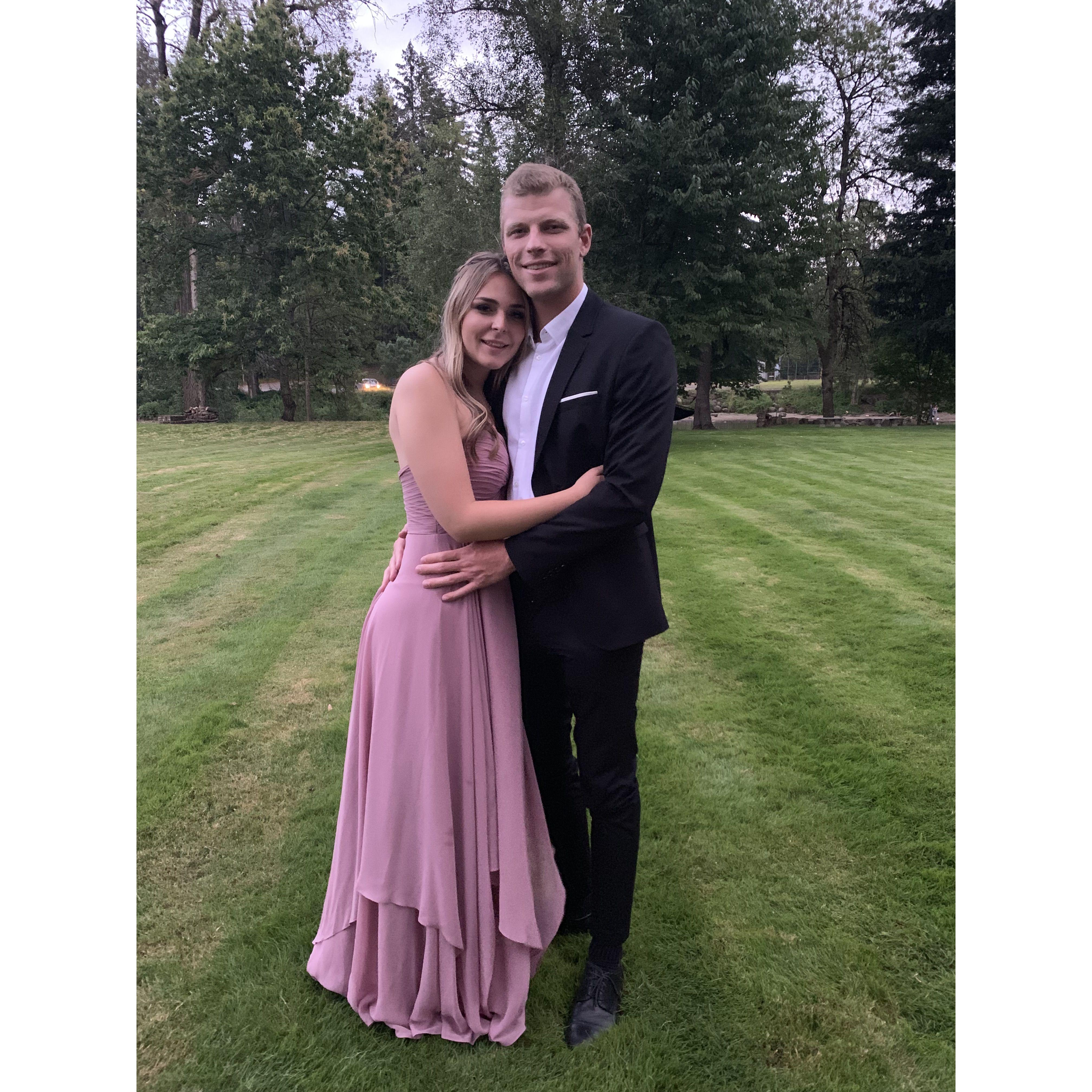 Emily and Chase's wedding in Washougal, WA. The first time we traveled to the PNW together. - July 2020