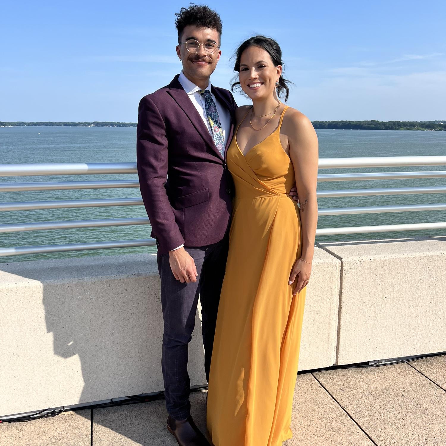 Celebrating JT and Sarah's wedding in Wisconsin