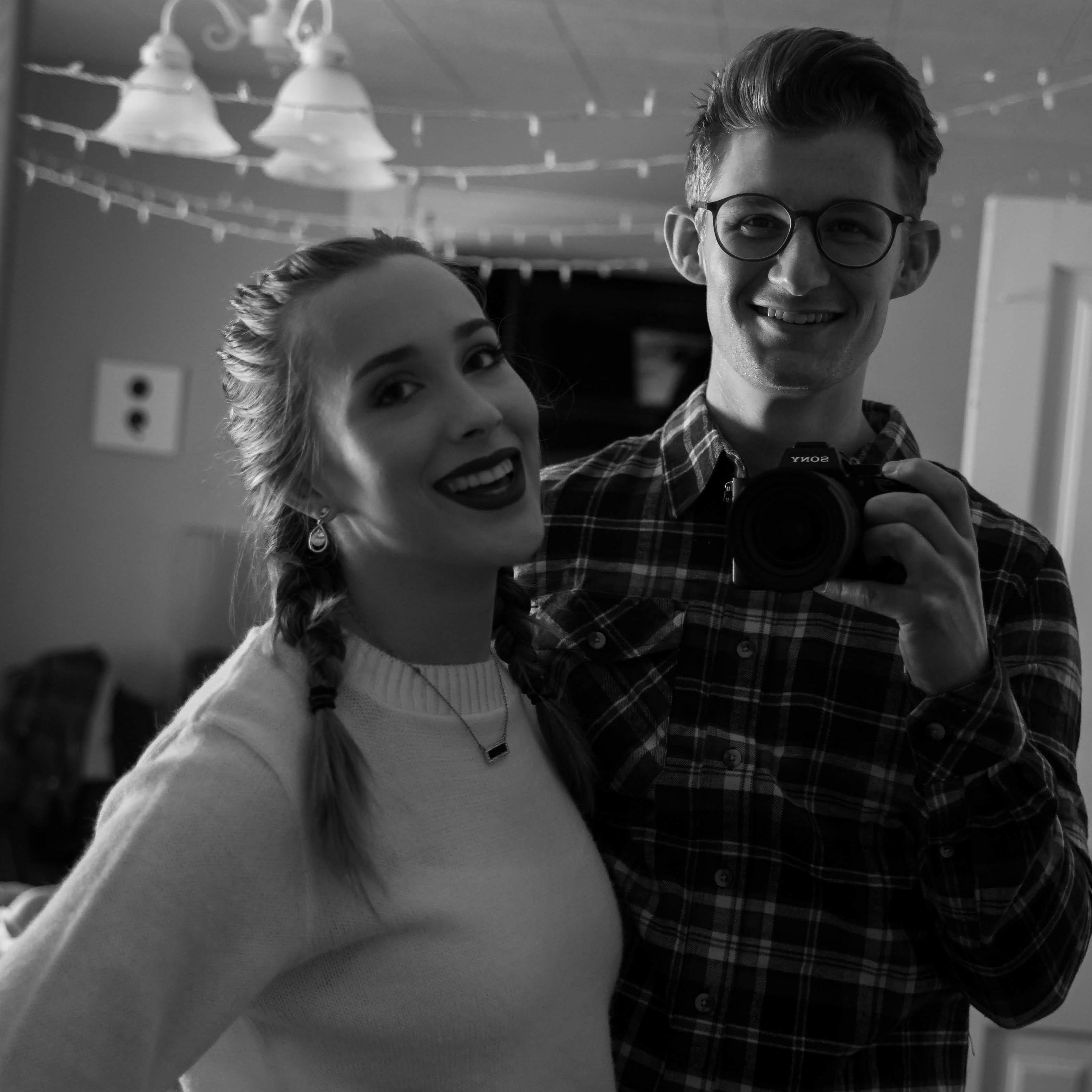 Nick, "Let me try your glasses." 
Abigail, "Okay!"
Nick, "I can't see. You're blind."