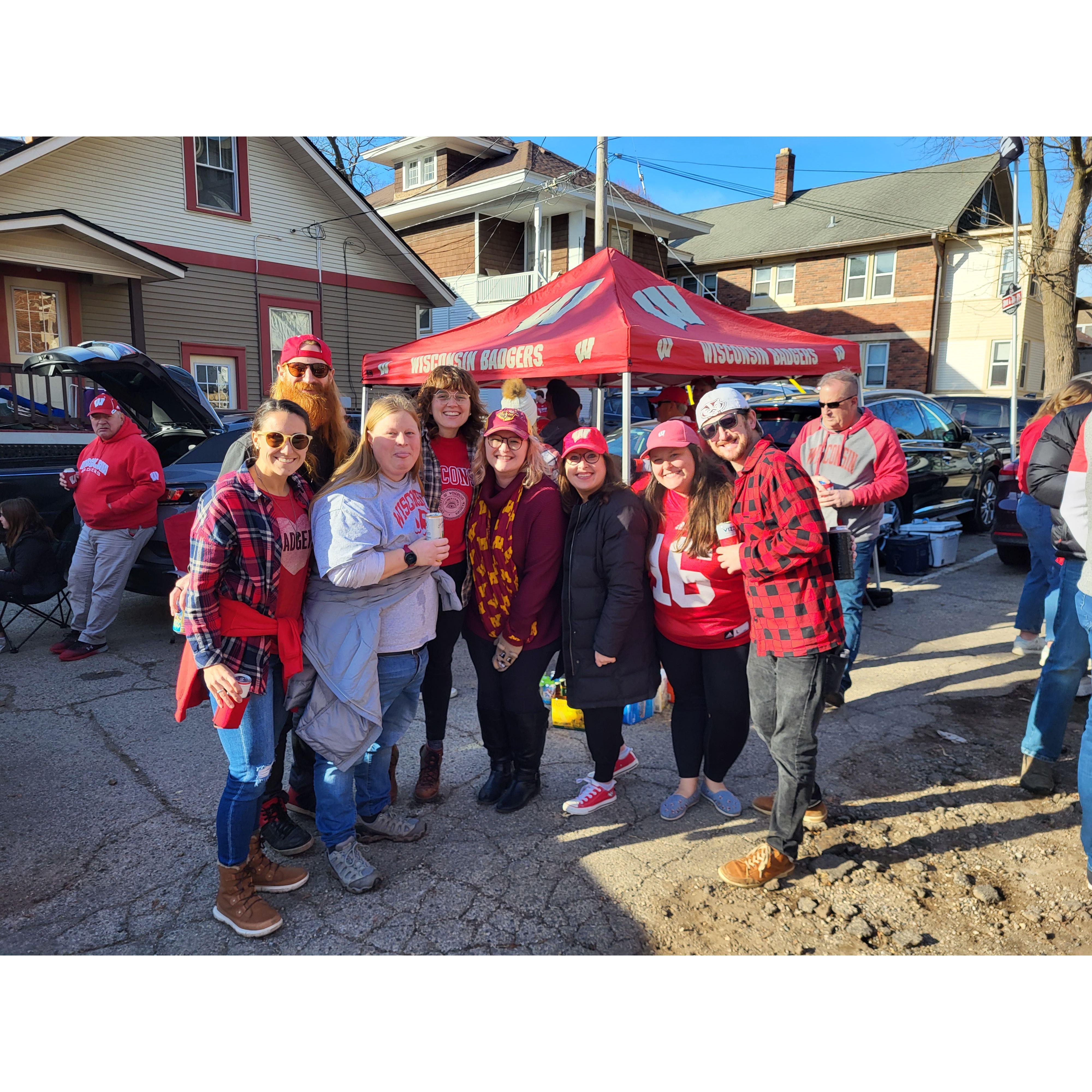 Always at a Badger tailgate