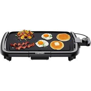 Chefman Electric Griddle with Removable Temperature Control, 10 x 16 Inch