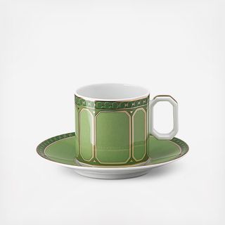 Swarovski Espresso Cup & Saucer