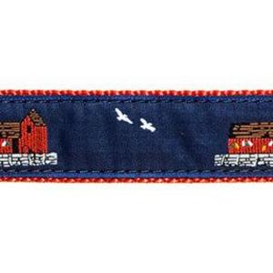 Lobster Shanty Dog Collar and Leash