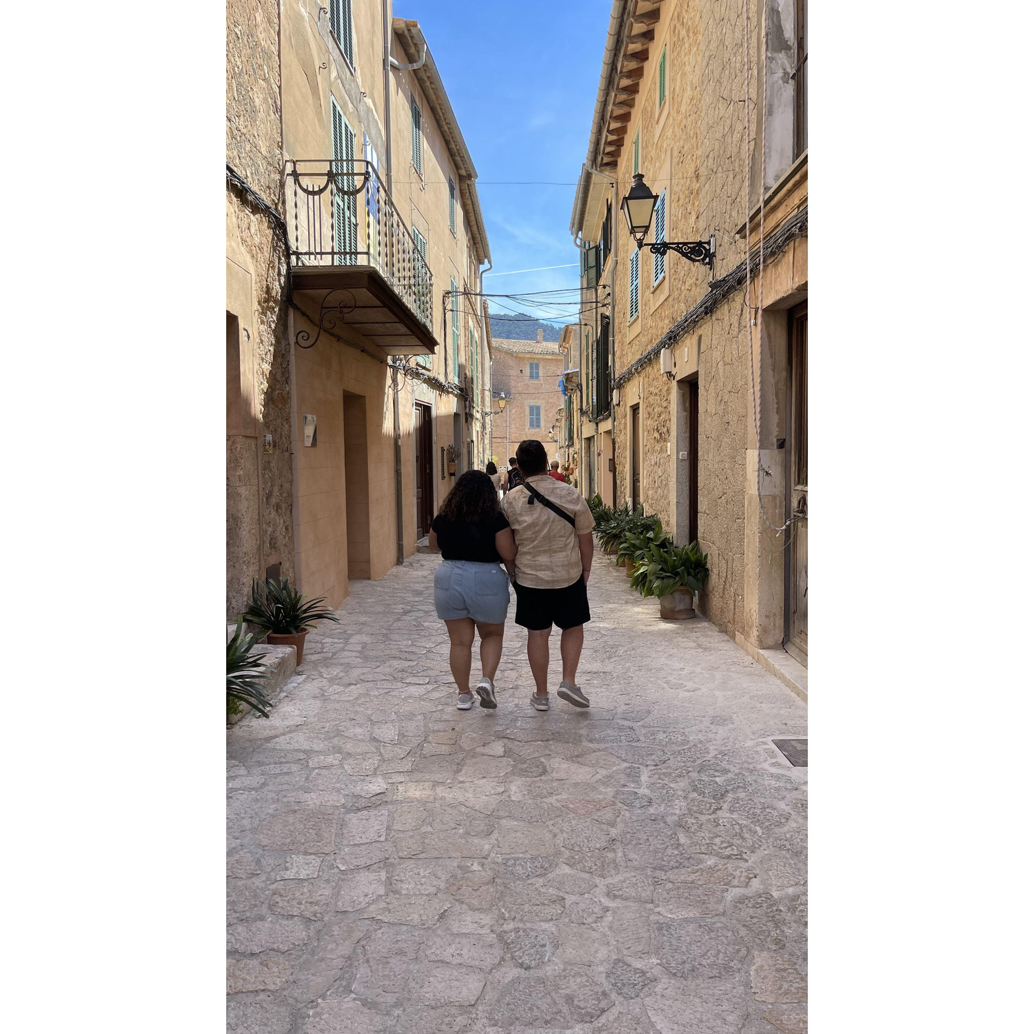 Strolling the streets of Valldemossa, Palma de Mallorca, Spain