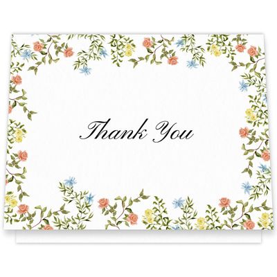 Dark Sky, White Wedding Thank You - Villagio Landscape