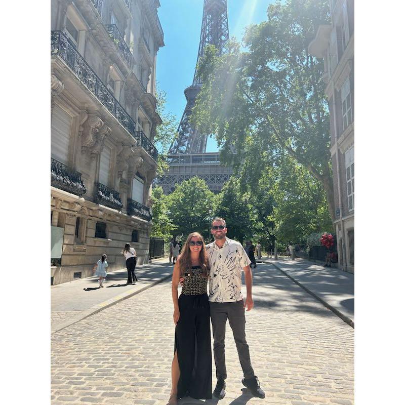 A couple days before we got engaged we visited Paris!