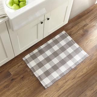 Farmhouse Living Buffalo Woven Kitchen Mat