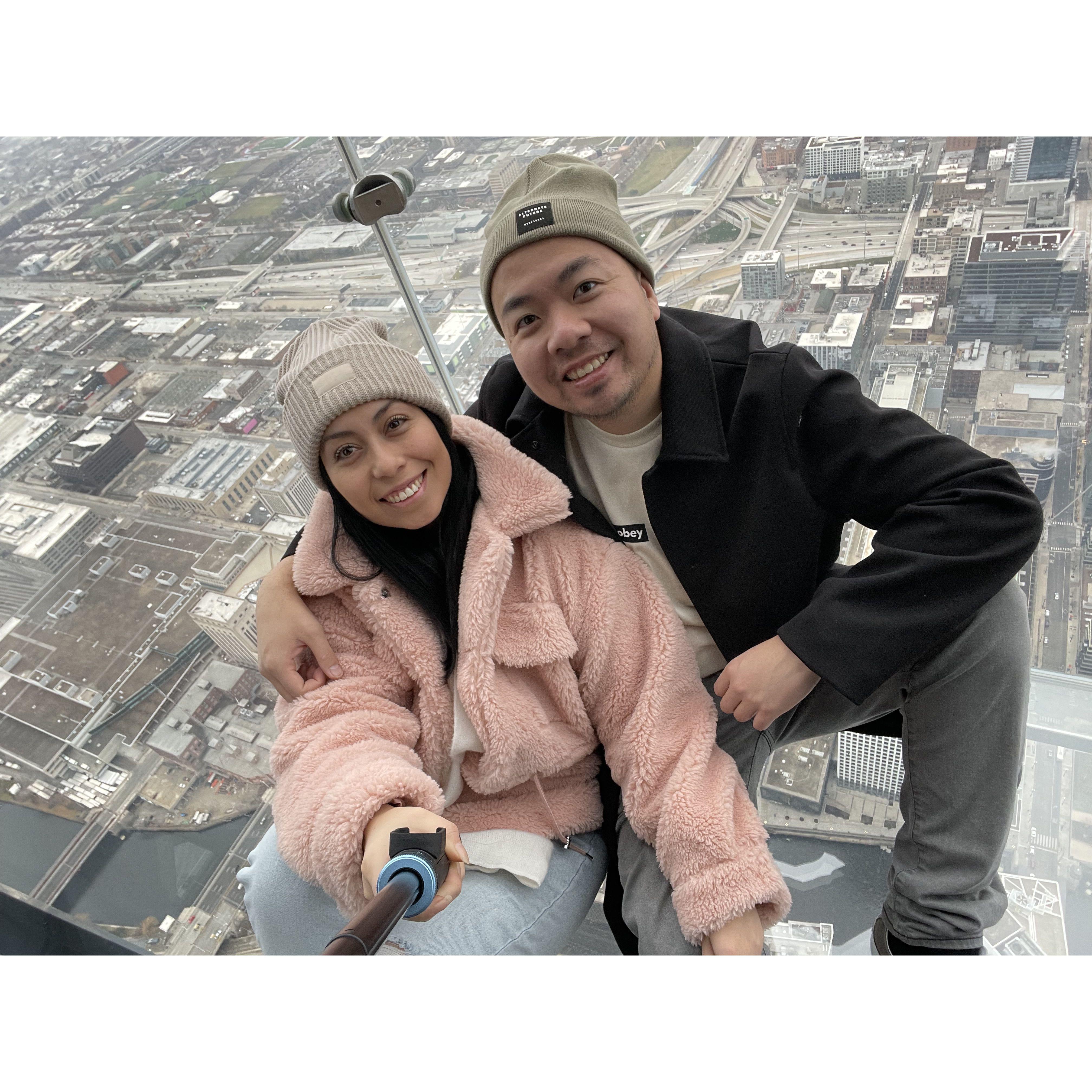 Sky View of Chicago.