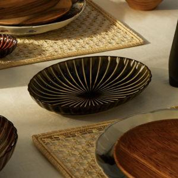 Kaneko Kohyo Giyaman Urushi Ceramic Oval Platter