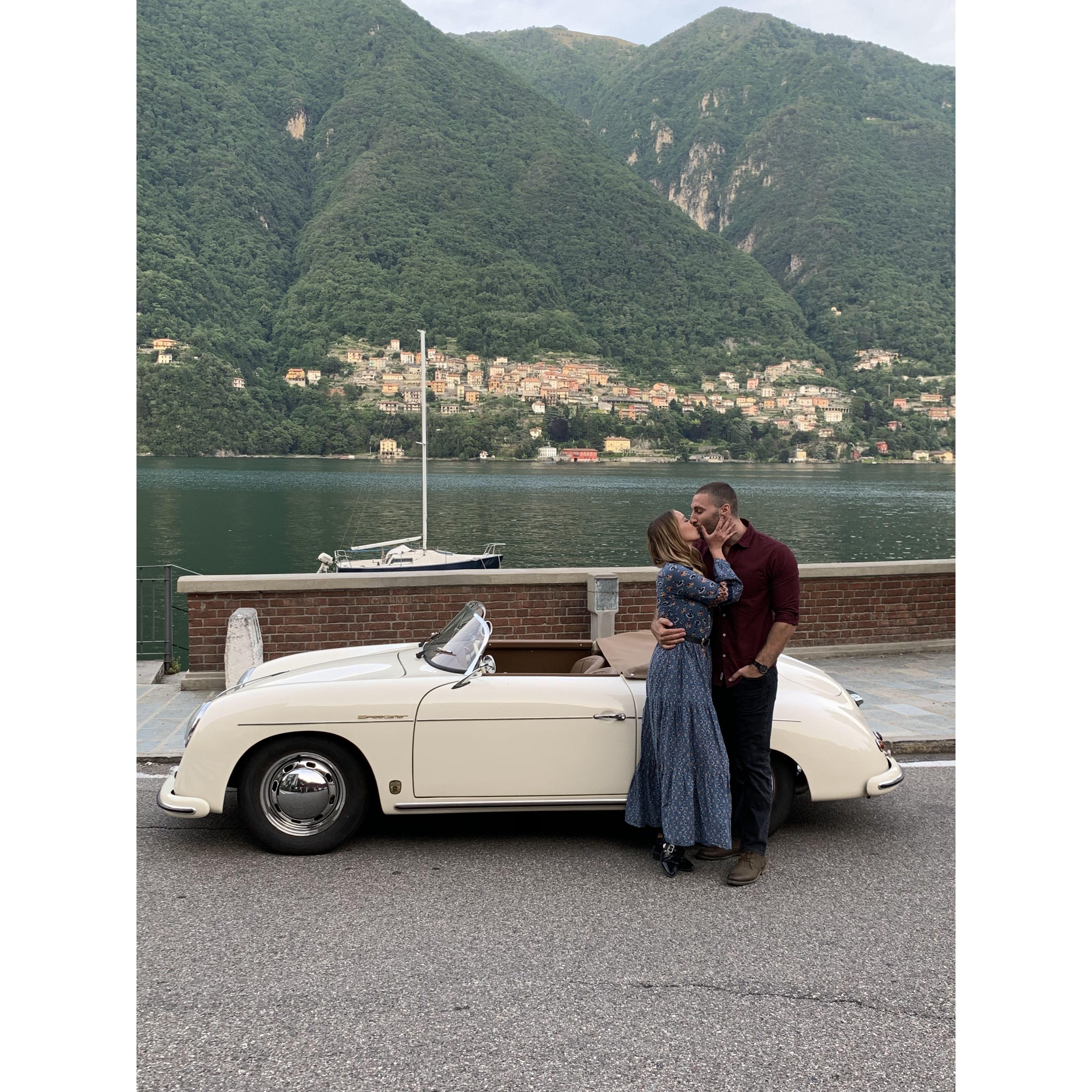 Smoochin' in Lake Como