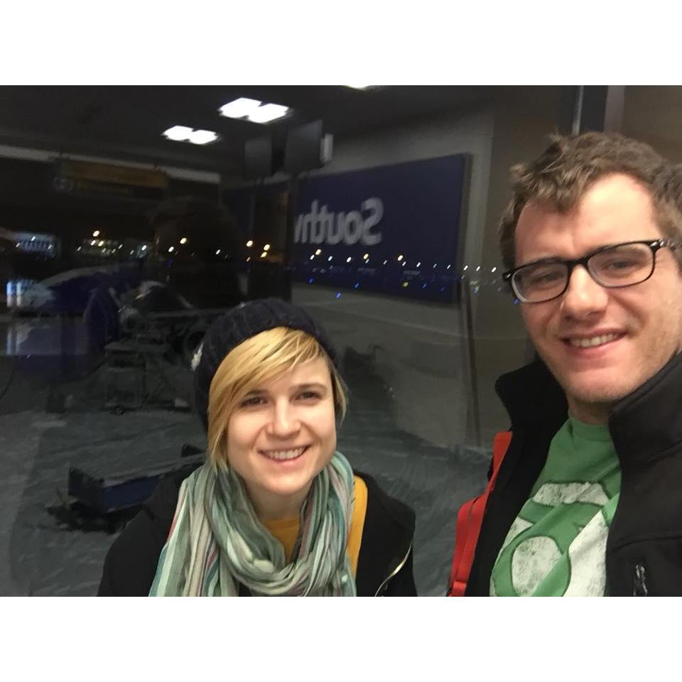 2017: Getting ready to leave for San Francisco!