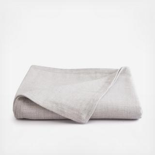 Liam Soft Grey Blanket